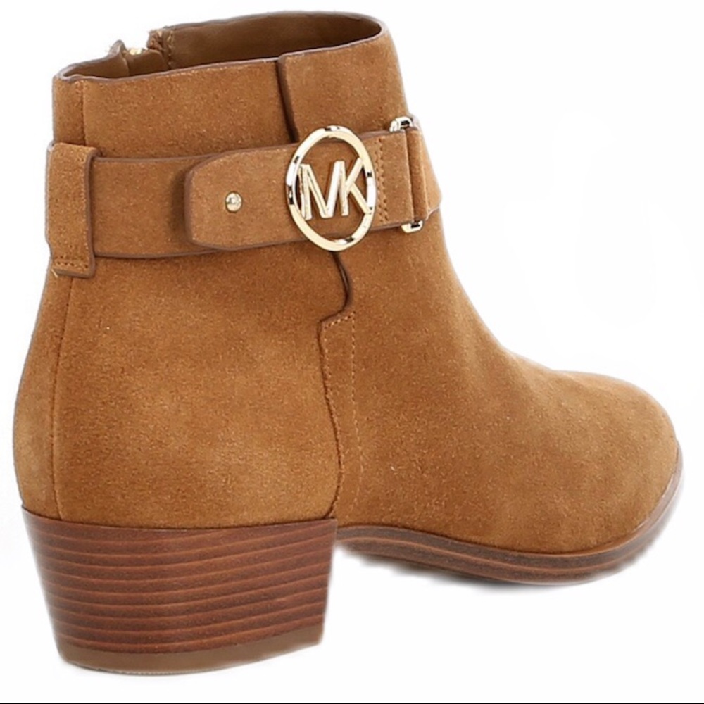 Michael Kors Leather Suede Bootie NEW Size 8.5 - Picture 2 of 4